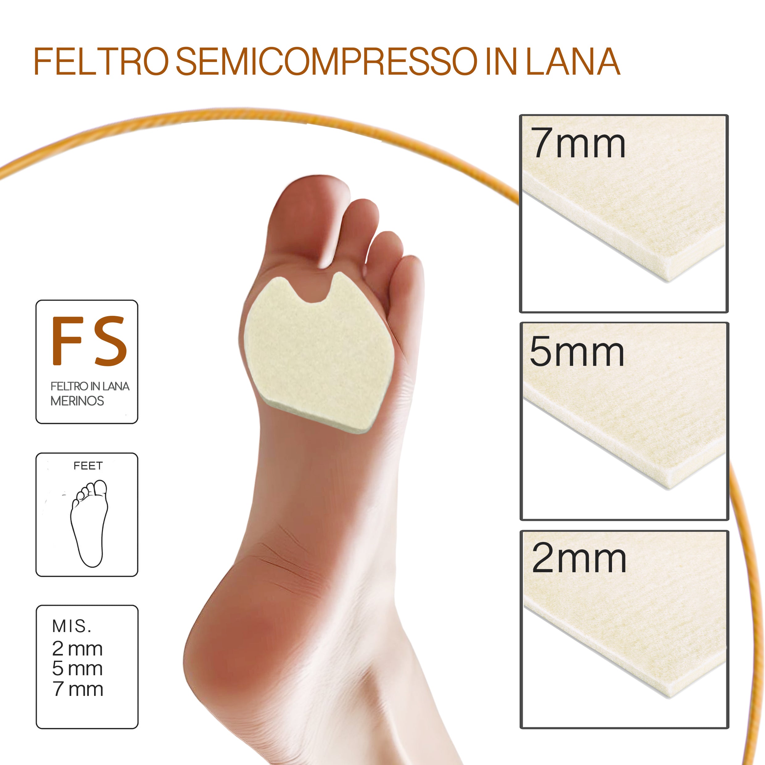 🎁 Feltro Semicompresso (100% off)
