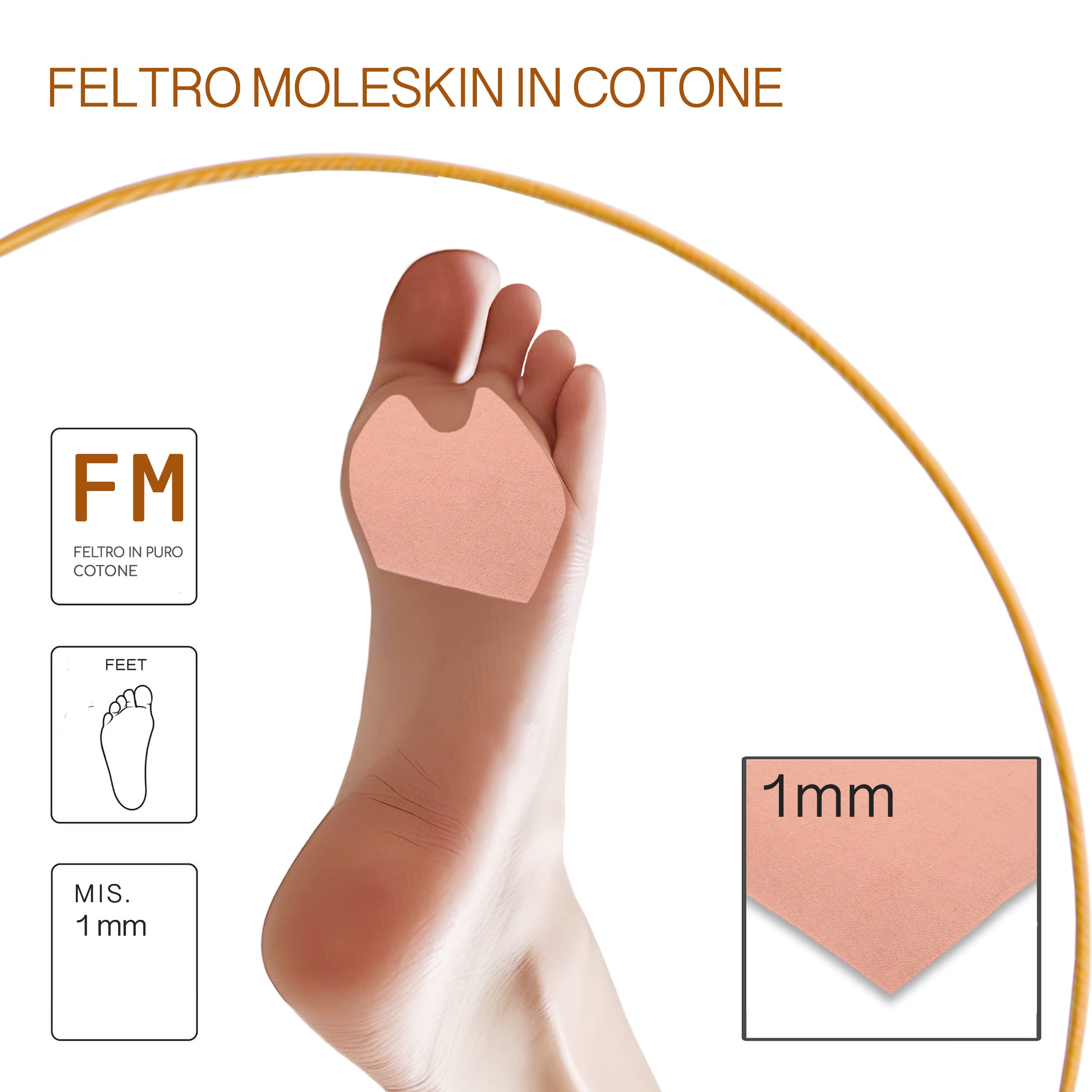 🎁 Feltro Moleskin (100% off)