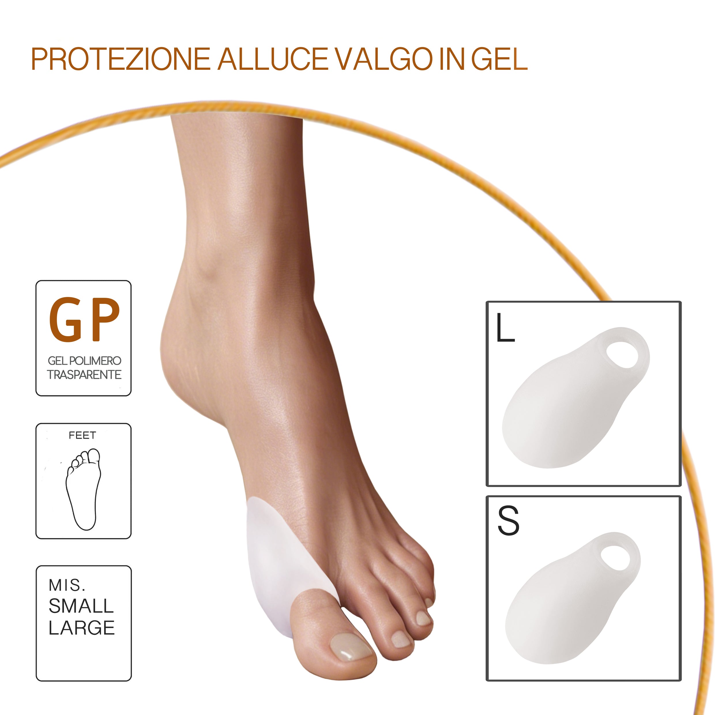 Protezione Alluce Valgo in Gel