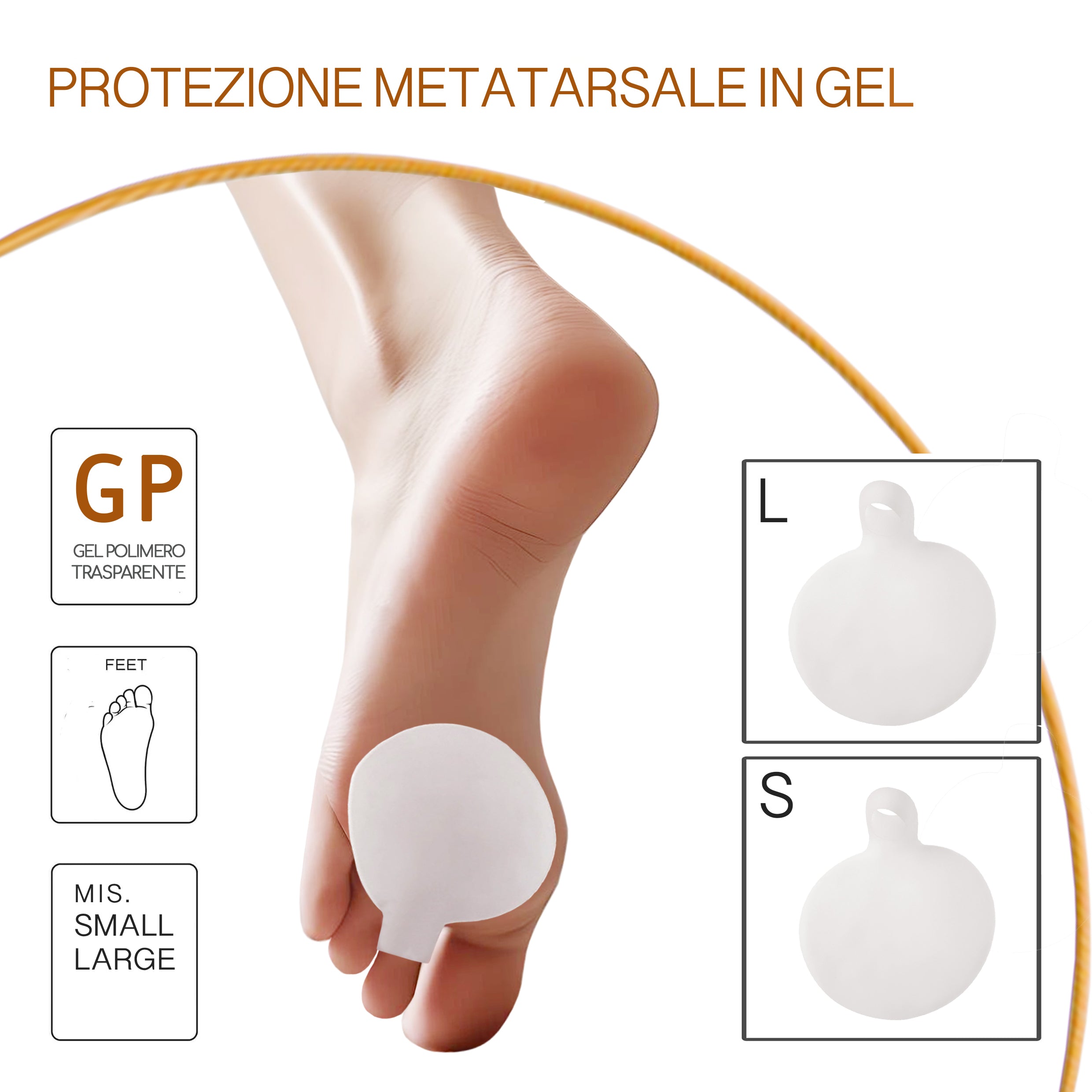 🎁 Protezione Metatarsale in Gel (100% off)