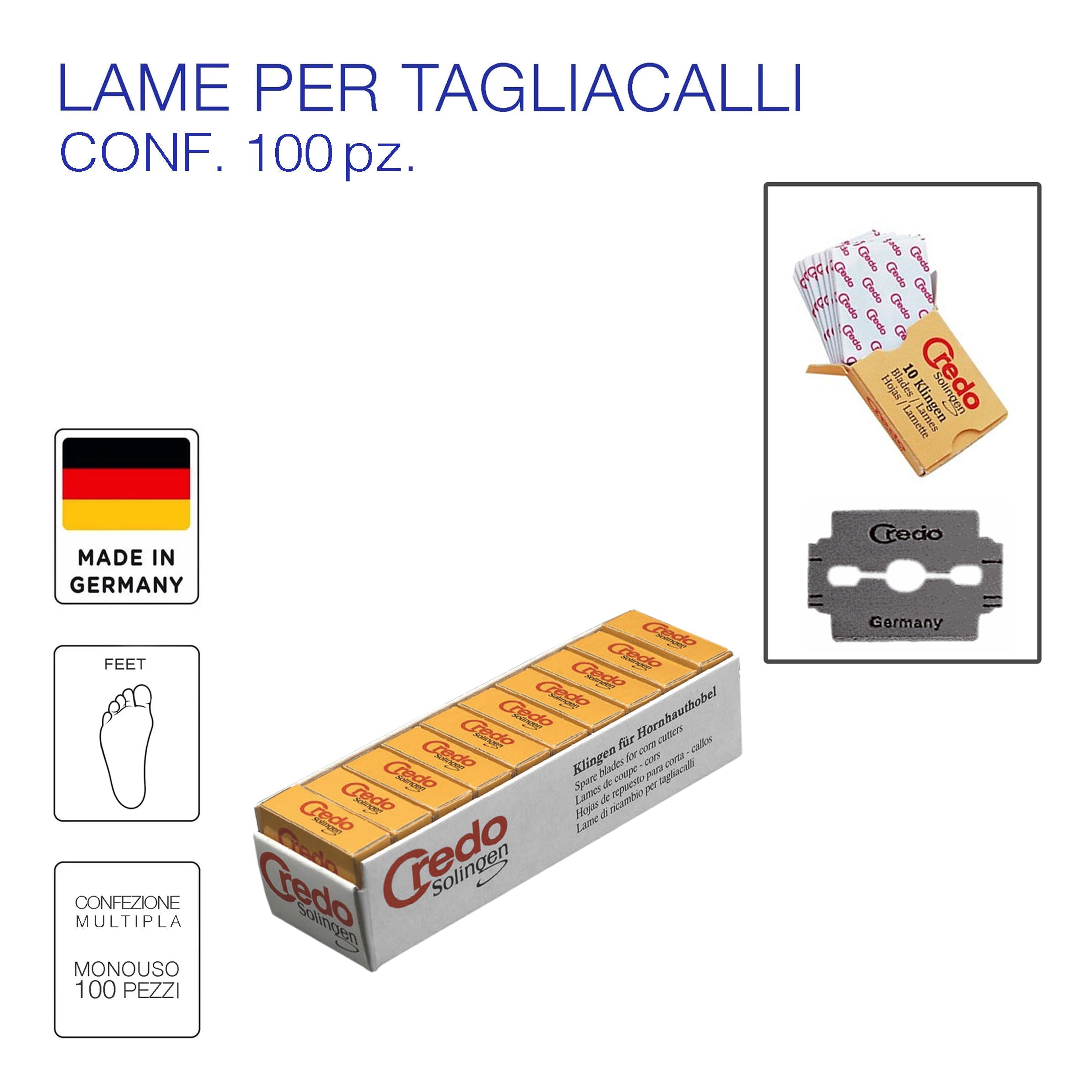 🎁 Lame Tagliacalli Credo Original conf.100pz. (100% off)