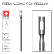 🎁 Fresa Inox con Fessura 1,8mm (100% off)