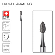 Fresa Diamantata Fiamma Small