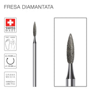 Fresa Fiamma Diamantata Large