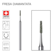 Fresa Diamantata Ago corto 0,8 mm
