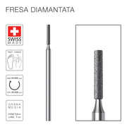 🎁 Fresa Diamantata Cilindro 1,6 mm (100% off)