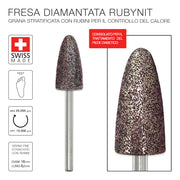 Fresa Rubynit Cono smussato Cavità 8,5 mm