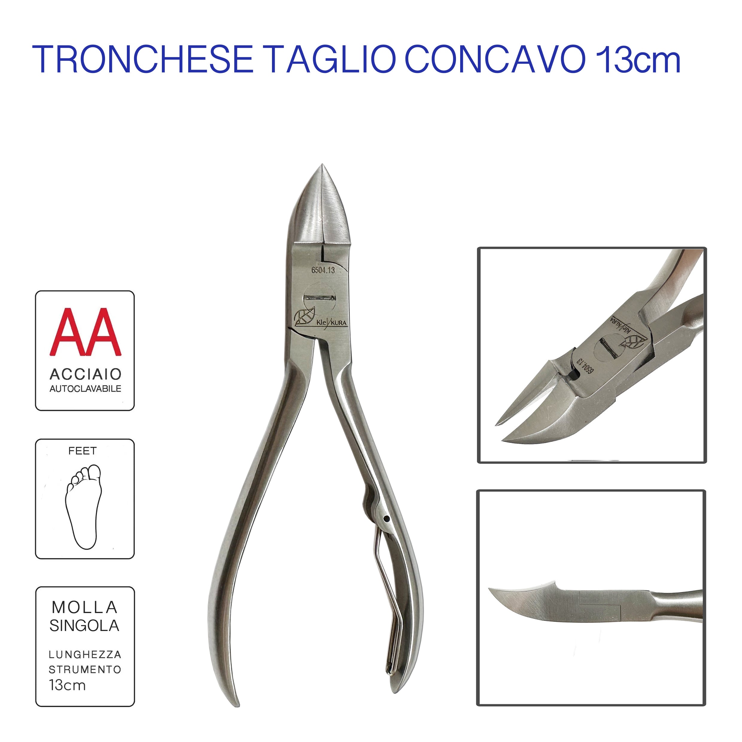 6504.13 Tronchese Unghie Inox