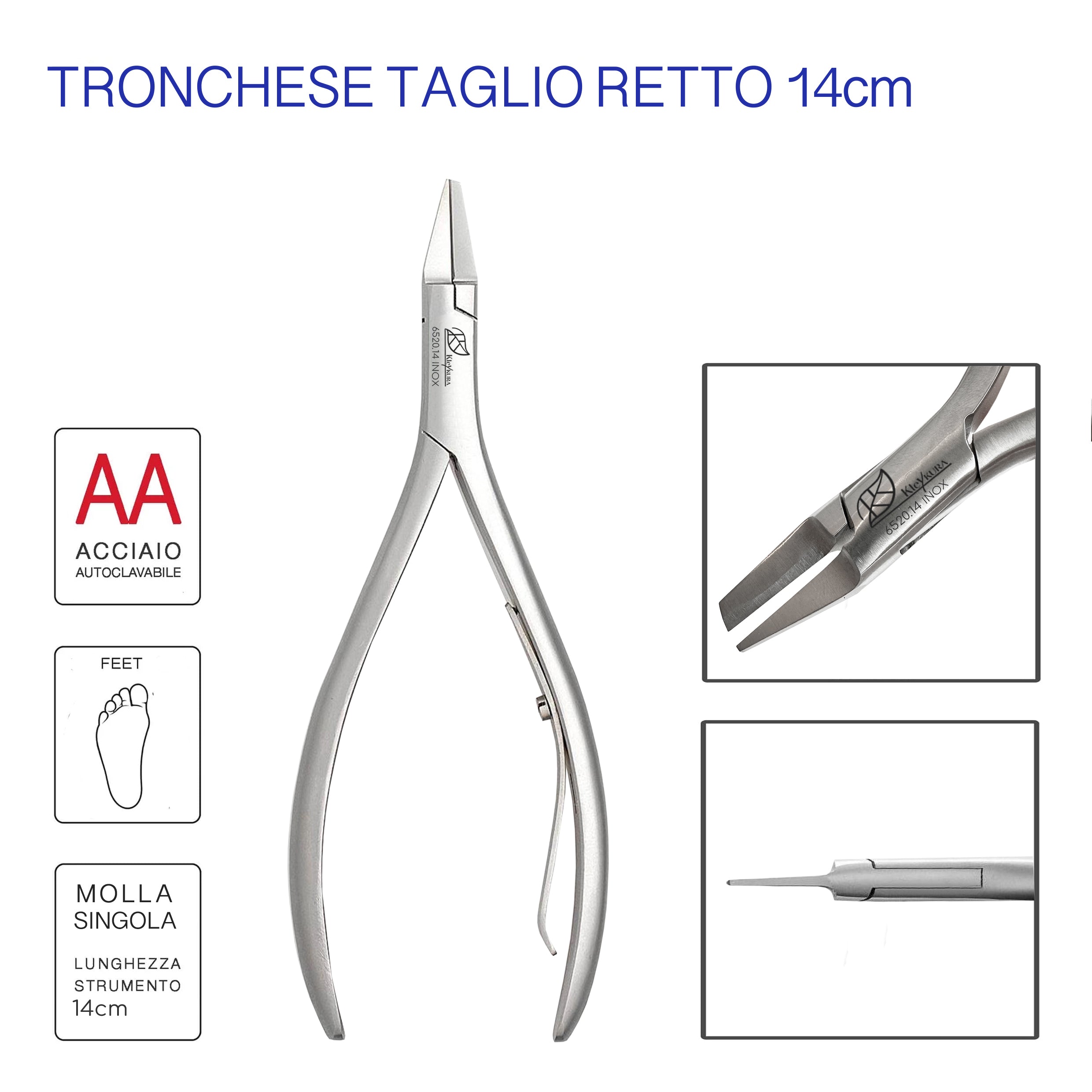 6520.14 Tronchese Unghie Inox