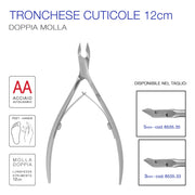 🎁 Tronchese Cuticole Inox Russian Style 12cm. (100% off)