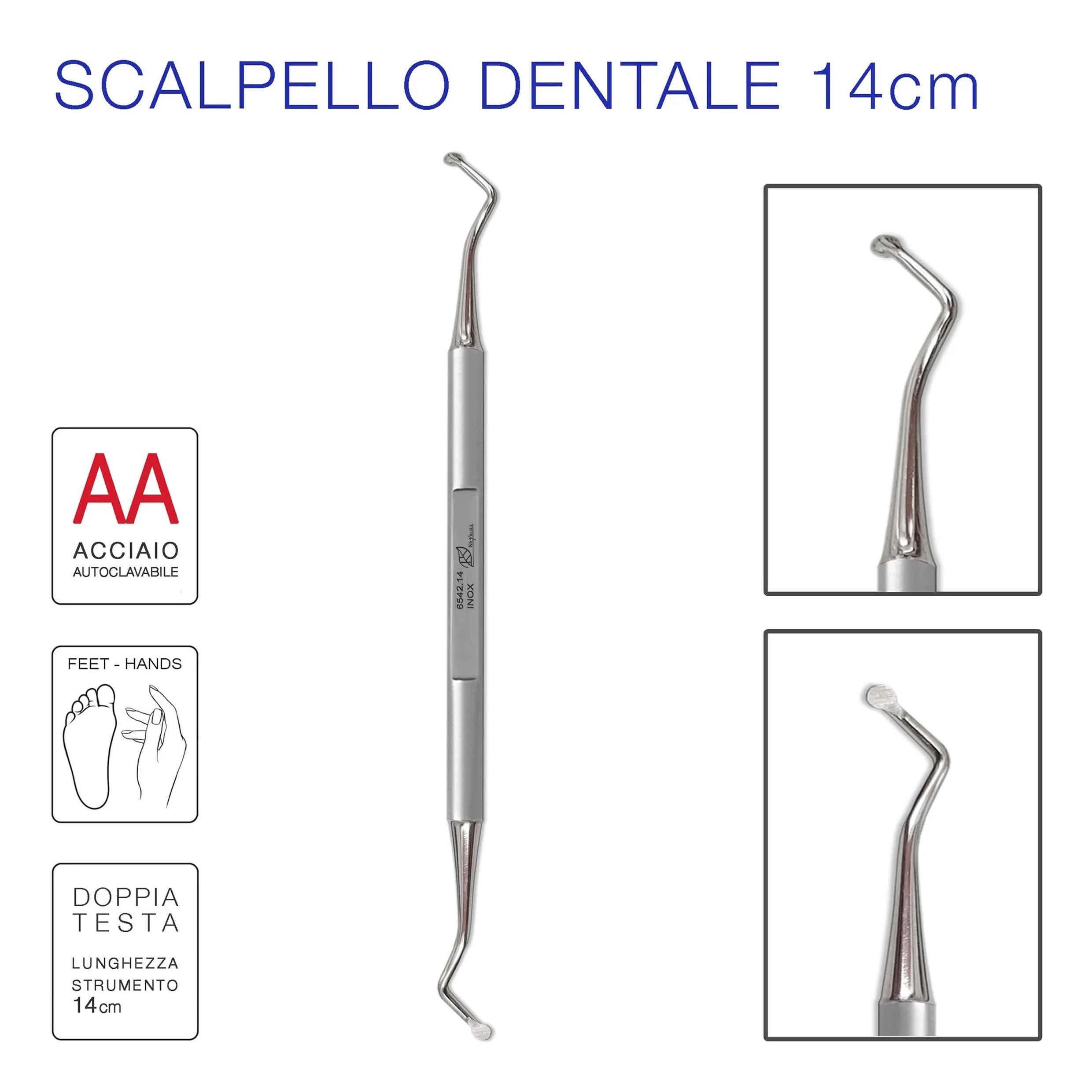 🎁 Scalpello Dentale Doppio Inox (100% off)