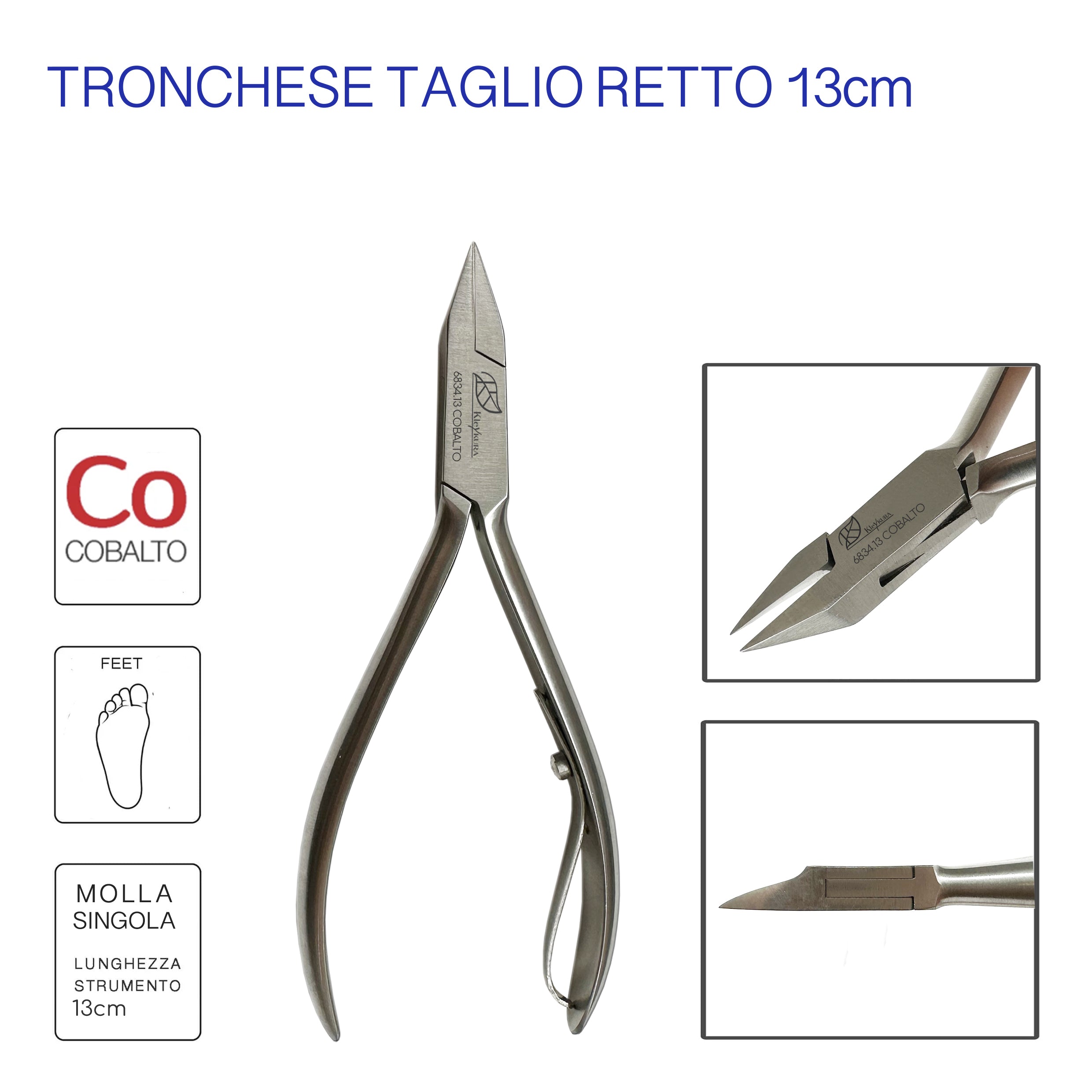 6834.13 Tronchese Unghie Cobalto