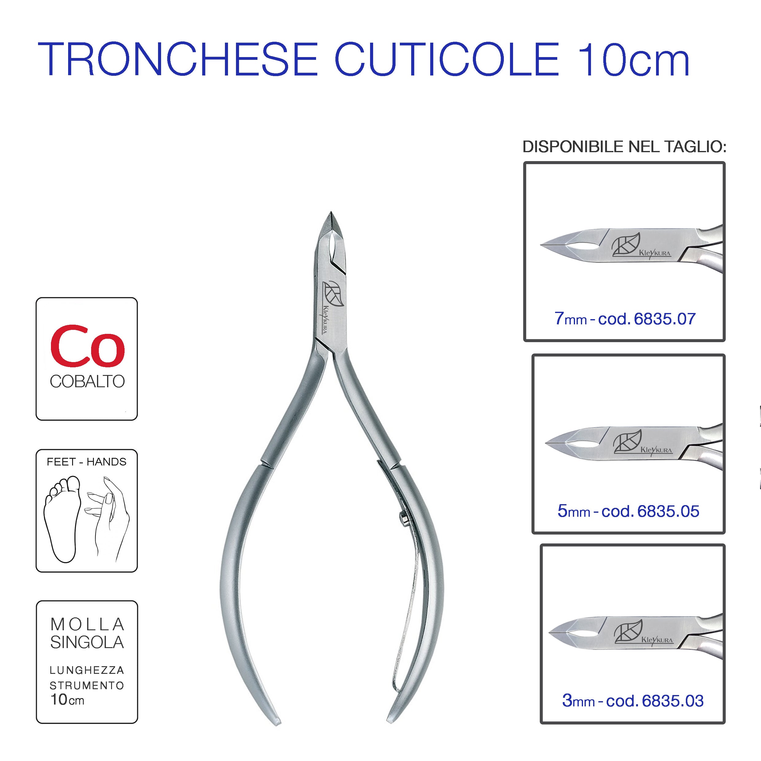 Tronchese Cuticole Cobalto  Expert 10cm