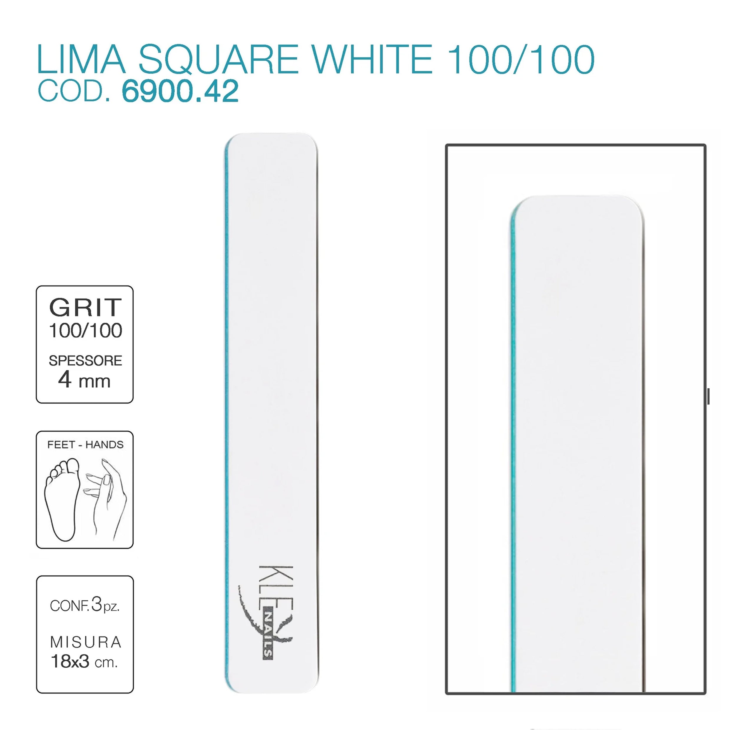 Lime Imbottite 4mm - conf. 3 pezzi