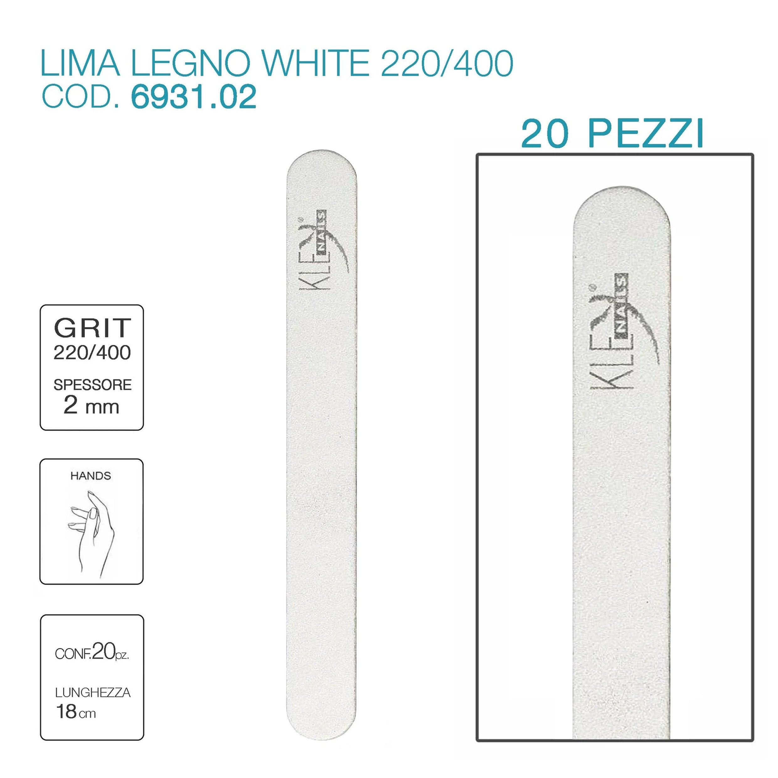 Lime Legno 2mm - conf. 20 pezzi FORMATO CONVENIENZA