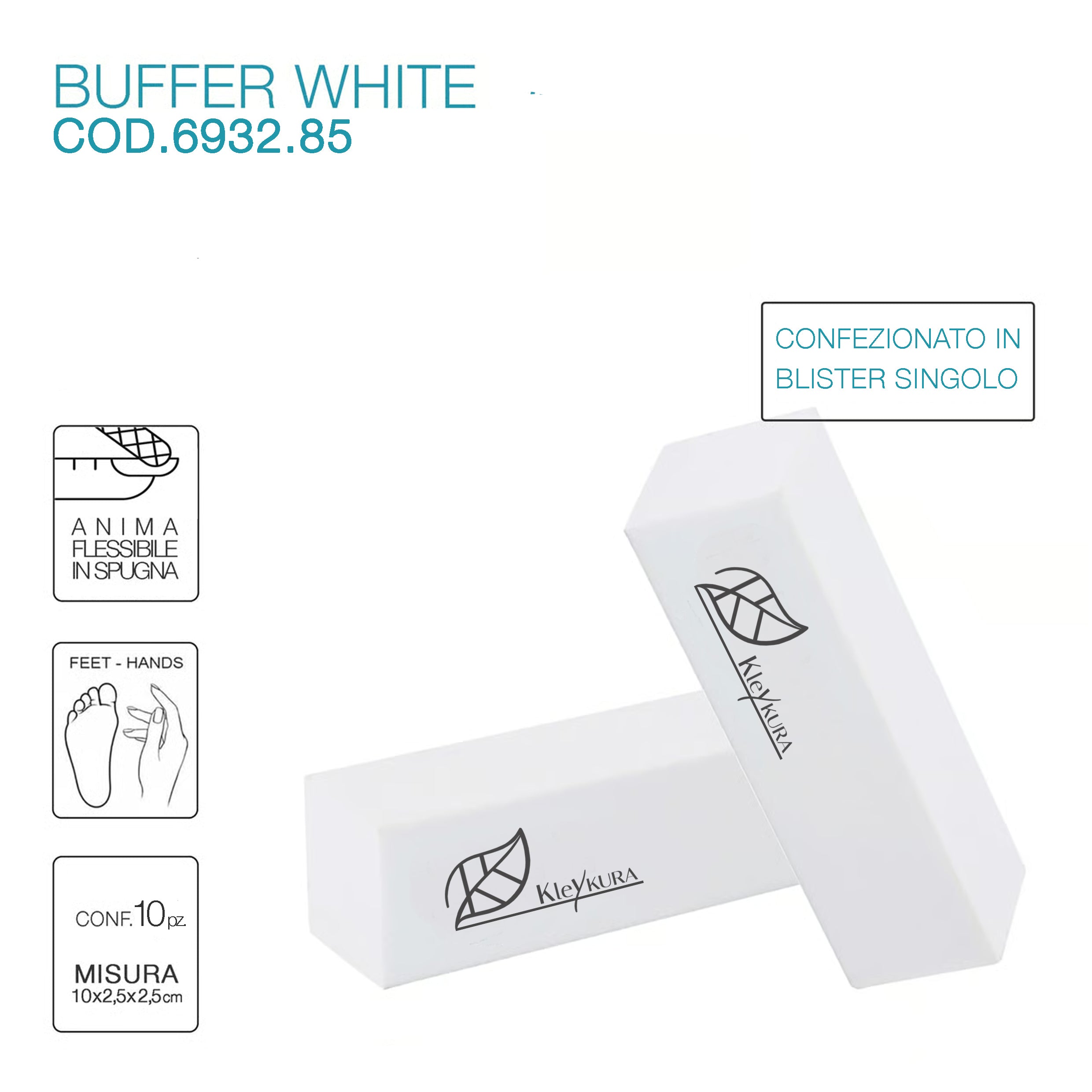 Buffer White - conf. 10pz. FORMATO CONVENIENZA