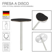 🎁 Fresa a Disco + 100 Ricambi #80 (100% off)