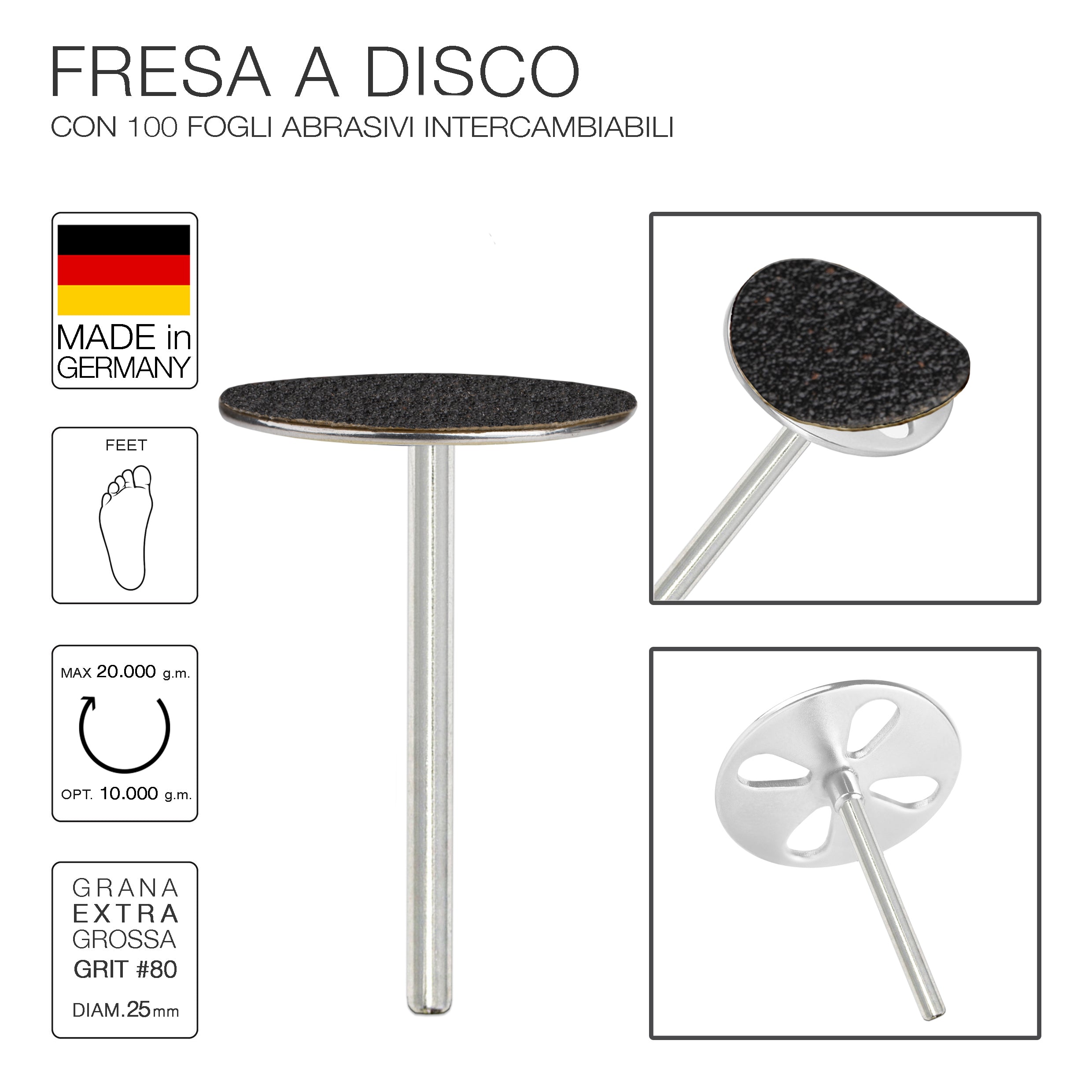 🎁 Fresa a Disco + 100 Ricambi #80 (100% off)