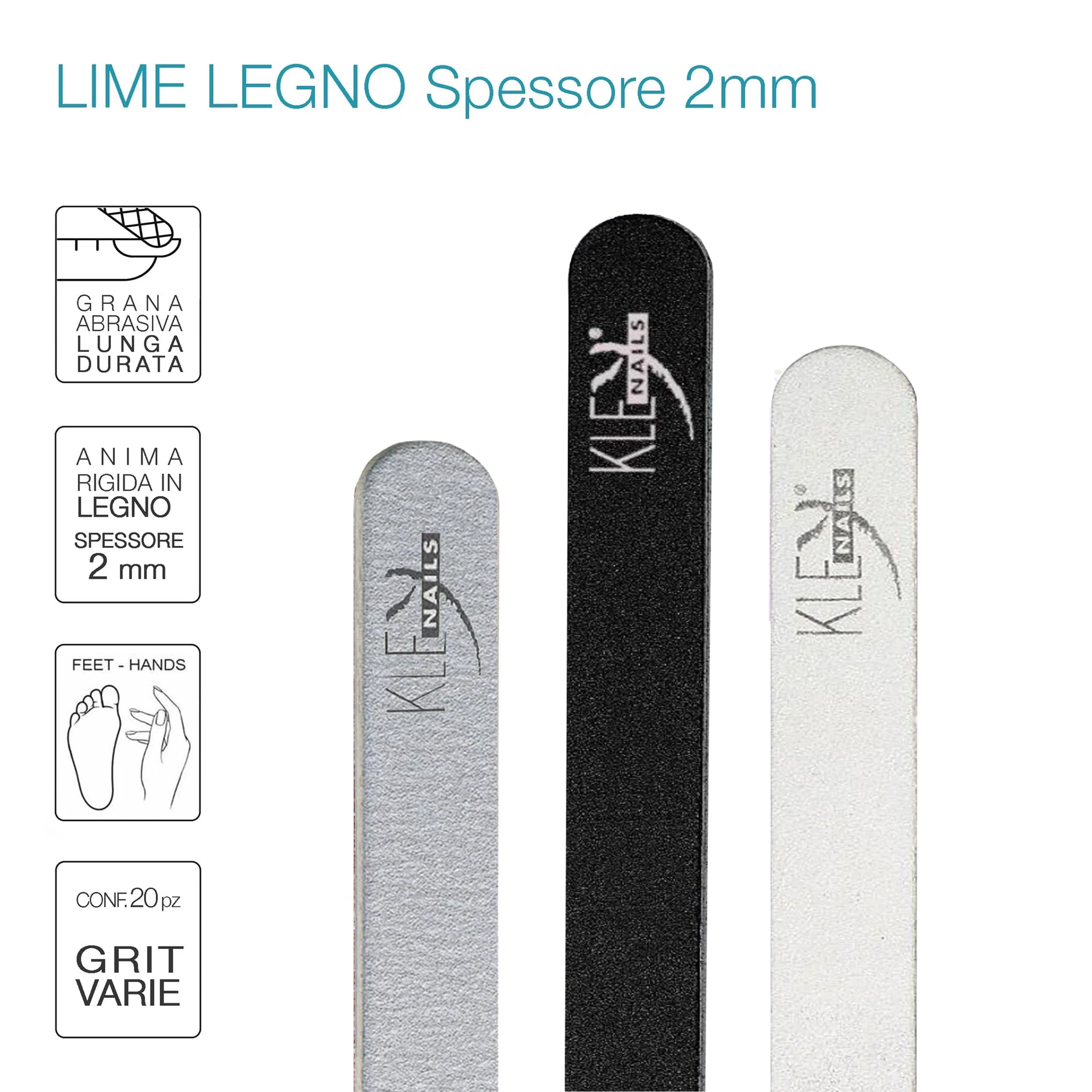 Lime Legno 2mm - conf. 20 pezzi FORMATO CONVENIENZA
