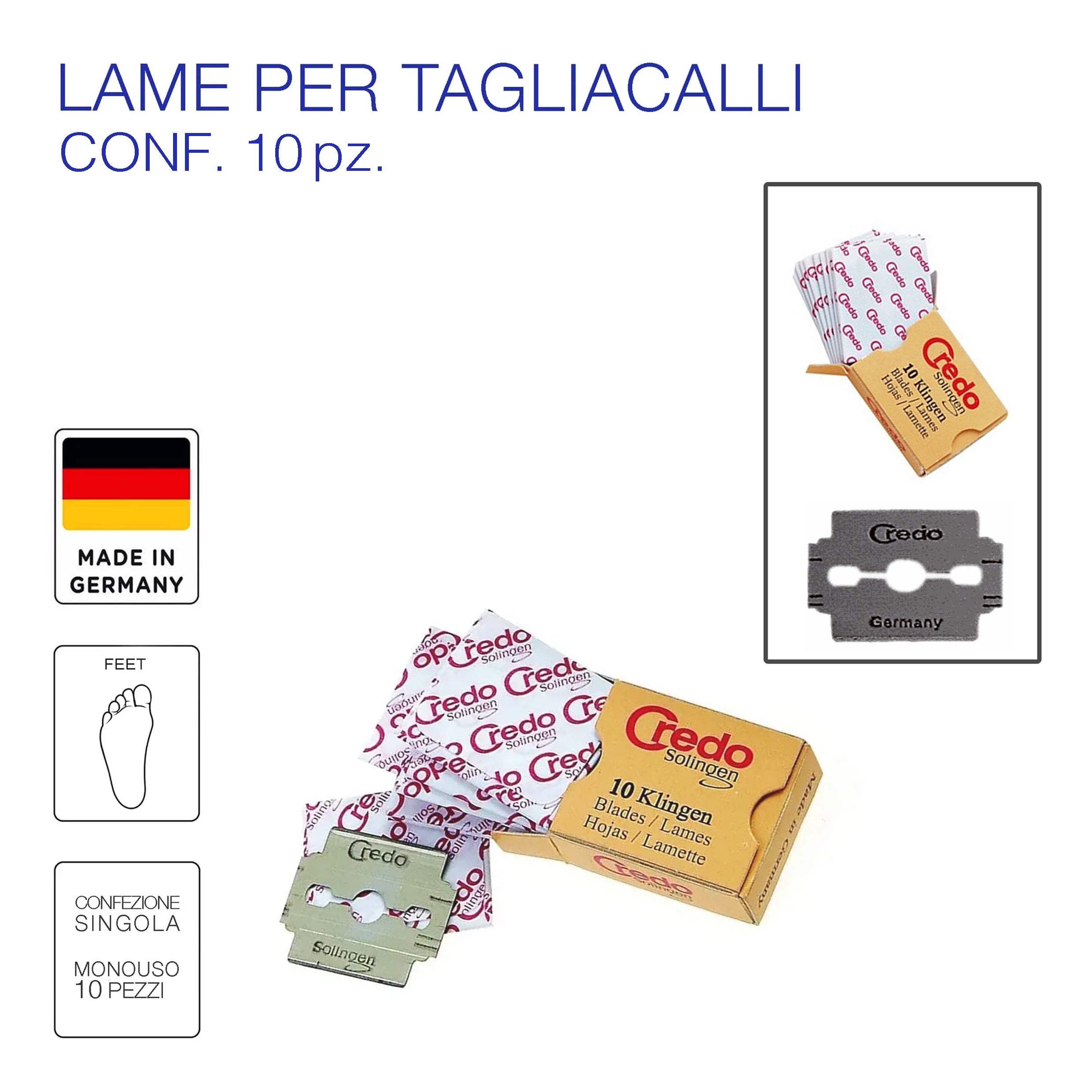 Lame Tagliacalli Credo Original conf.10pz.