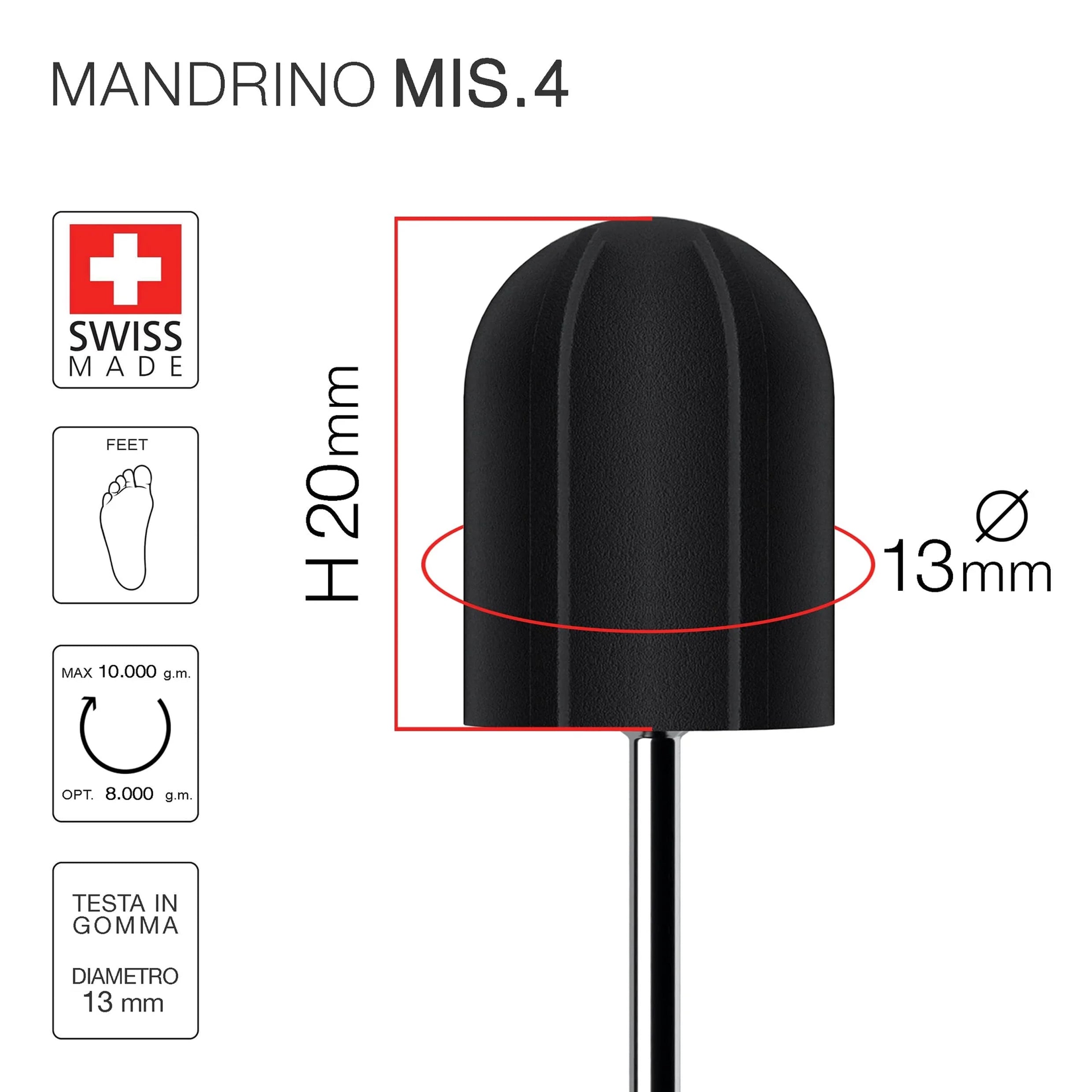 Mandrini per Cappucci abrasivi