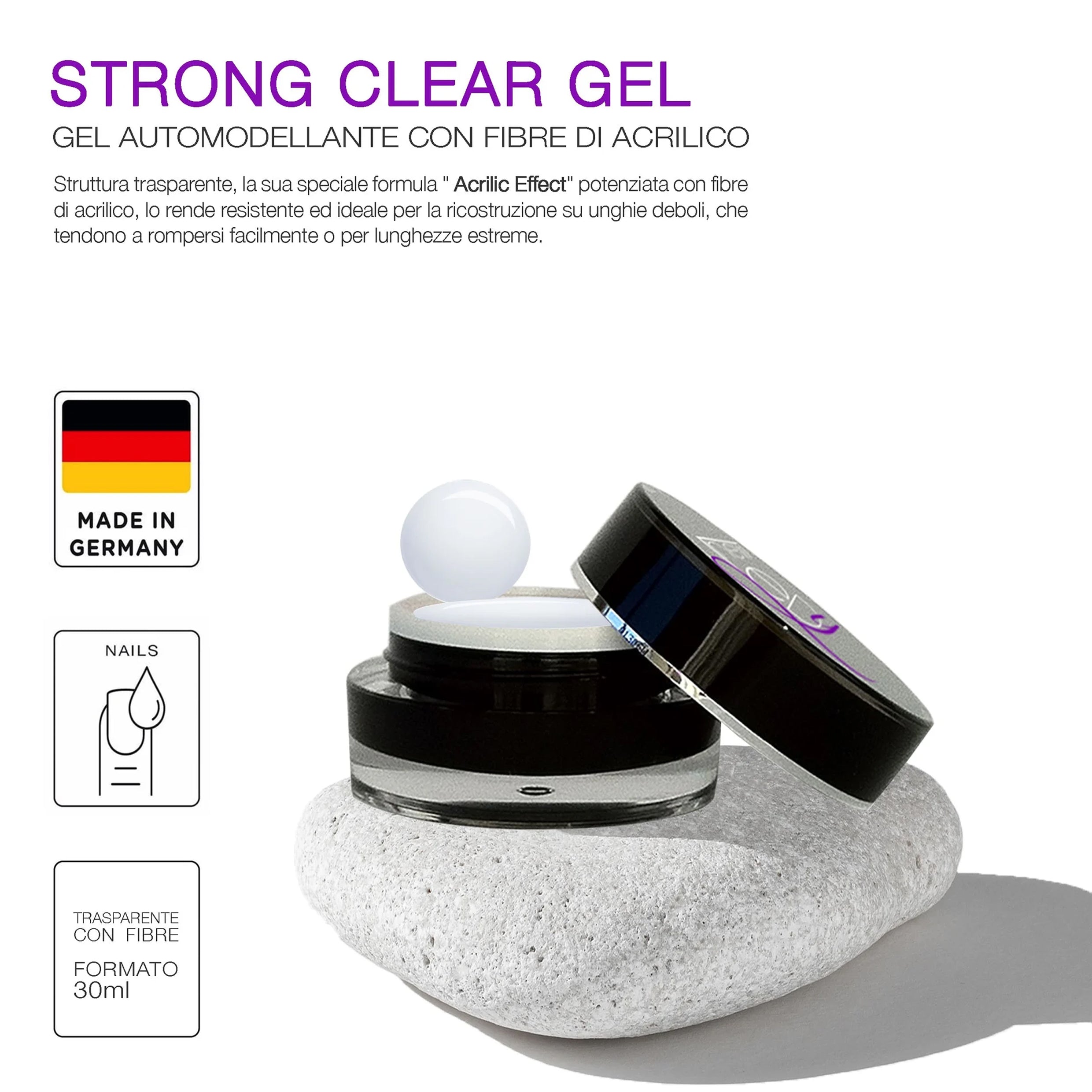 🎁 Gel Strong - CLEAR 30ml. (100% off)